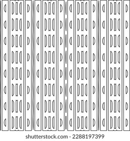  Stylish texture with figures from lines.Abstract geometric black and white pattern for web page, textures, card, poster, fabric, textile. Monochrome graphic repeating design. 
