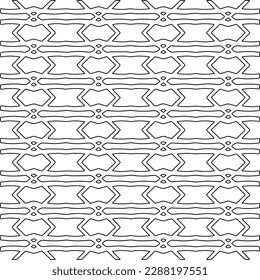  Textura elegante con figuras de líneas.Patrón geométrico en blanco y negro para páginas web, texturas, tarjetas, afiches, tela, textil. Diseño repetitivo gráfico monocromo. 