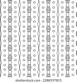  Stylish texture with figures from lines.Abstract geometric black and white pattern for web page, textures, card, poster, fabric, textile. Monochrome graphic repeating design. 