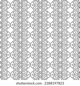 Textura elegante con figuras de líneas.Patrón geométrico en blanco y negro para páginas web, texturas, tarjetas, afiches, tela, textil. Diseño repetitivo gráfico monocromo. 