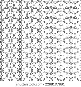  Textura elegante con figuras de líneas.Patrón geométrico en blanco y negro para páginas web, texturas, tarjetas, afiches, tela, textil. Diseño repetitivo gráfico monocromo. 