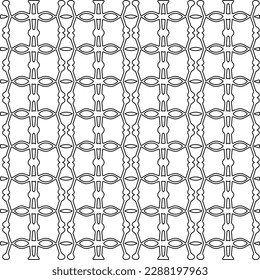  Textura elegante con figuras de líneas.Patrón geométrico en blanco y negro para páginas web, texturas, tarjetas, afiches, tela, textil. Diseño repetitivo gráfico monocromo. 