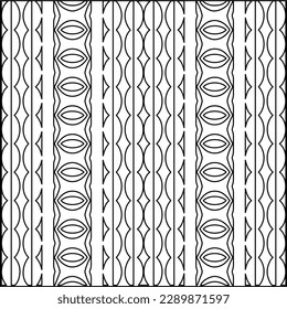 Textura elegante con figuras de líneas.Patrón geométrico en blanco y negro para páginas web, texturas, tarjetas, afiches, tela, textil. Diseño repetitivo gráfico monocromo. 