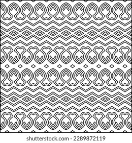 Textura elegante con figuras de líneas.Patrón geométrico en blanco y negro para páginas web, texturas, tarjetas, afiches, tela, textil. Diseño repetitivo gráfico monocromo. 