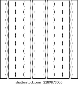 Stylish texture with figures from lines.Abstract geometric black and white pattern for web page, textures, card, poster, fabric, textile. Monochrome graphic repeating design. 