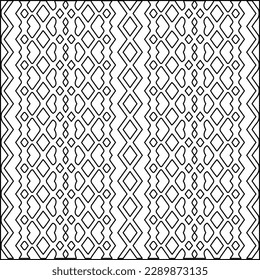 Textura elegante con figuras de líneas.Patrón geométrico en blanco y negro para páginas web, texturas, tarjetas, afiches, tela, textil. Diseño repetitivo gráfico monocromo. 