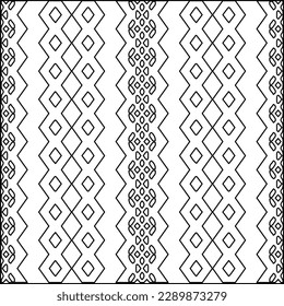 Textura elegante con figuras de líneas.Patrón geométrico en blanco y negro para páginas web, texturas, tarjetas, afiches, tela, textil. Diseño repetitivo gráfico monocromo. 