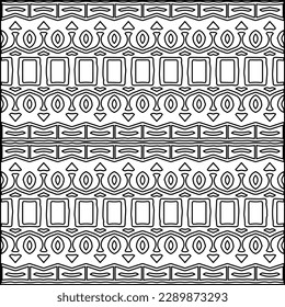 Textura elegante con figuras de líneas.Patrón geométrico en blanco y negro para páginas web, texturas, tarjetas, afiches, tela, textil. Diseño repetitivo gráfico monocromo. 