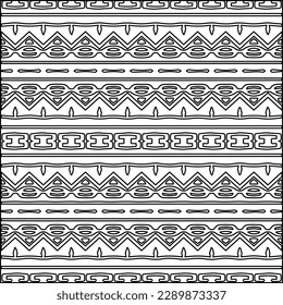 Stylish texture with figures from lines.Abstract geometric black and white pattern for web page, textures, card, poster, fabric, textile. Monochrome graphic repeating design. 