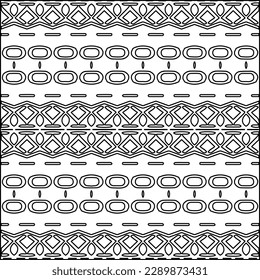 Textura elegante con figuras de líneas.Patrón geométrico en blanco y negro para páginas web, texturas, tarjetas, afiches, tela, textil. Diseño repetitivo gráfico monocromo. 