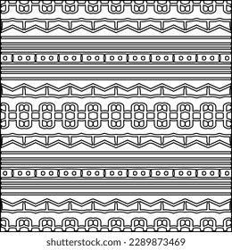 Textura elegante con figuras de líneas.Patrón geométrico en blanco y negro para páginas web, texturas, tarjetas, afiches, tela, textil. Diseño repetitivo gráfico monocromo. 