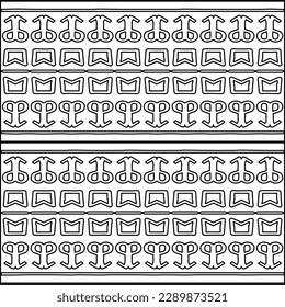 Stylish texture with figures from lines.Abstract geometric black and white pattern for web page, textures, card, poster, fabric, textile. Monochrome graphic repeating design. 