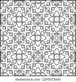 Textura elegante con figuras de líneas.Patrón geométrico en blanco y negro para páginas web, texturas, tarjetas, afiches, tela, textil. Diseño repetitivo gráfico monocromo. 