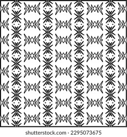 Stilvolle Textur mit Figuren aus Linien.Abstraktes geometrisches Schwarz-Weiß Muster für Webseiten, Texturen, Karten, Poster, Stoff, Textilien. Monochrome grafische Wiederholungsdesign. 