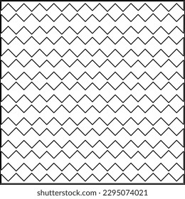 Textura elegante con figuras de líneas.Patrón geométrico en blanco y negro para páginas web, texturas, tarjetas, afiches, tela, textil. Diseño repetitivo gráfico monocromo. 