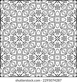 Textura elegante con figuras de líneas.Patrón geométrico en blanco y negro para páginas web, texturas, tarjetas, afiches, tela, textil. Diseño repetitivo gráfico monocromo. 