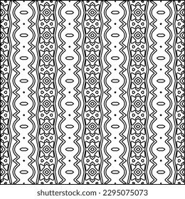 Textura elegante con figuras de líneas.Patrón geométrico en blanco y negro para páginas web, texturas, tarjetas, afiches, tela, textil. Diseño repetitivo gráfico monocromo. 