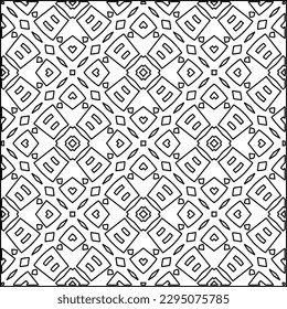 Textura elegante con figuras de líneas.Patrón geométrico en blanco y negro para páginas web, texturas, tarjetas, afiches, tela, textil. Diseño repetitivo gráfico monocromo. 