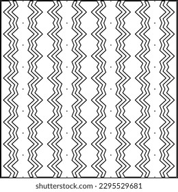 Textura elegante con figuras de líneas.Patrón geométrico en blanco y negro para páginas web, texturas, tarjetas, afiches, tela, textil. Diseño repetitivo gráfico monocromo. 