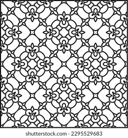 Textura elegante con figuras de líneas.Patrón geométrico en blanco y negro para páginas web, texturas, tarjetas, afiches, tela, textil. Diseño repetitivo gráfico monocromo. 