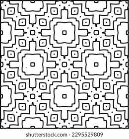 Textura elegante con figuras de líneas.Patrón geométrico en blanco y negro para páginas web, texturas, tarjetas, afiches, tela, textil. Diseño repetitivo gráfico monocromo. 