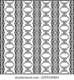 Textura elegante con figuras de líneas.Patrón geométrico en blanco y negro para páginas web, texturas, tarjetas, afiches, tela, textil. Diseño repetitivo gráfico monocromo. 