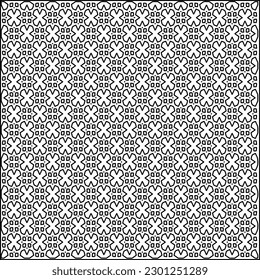  Textura elegante con figuras de líneas.Patrón geométrico en blanco y negro para páginas web, texturas, tarjetas, afiches, tela, textil. Diseño repetitivo gráfico monocromo. 