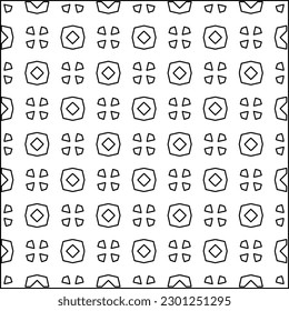 Textura elegante con figuras de líneas.Patrón geométrico en blanco y negro para páginas web, texturas, tarjetas, afiches, tela, textil. Diseño repetitivo gráfico monocromo. 
