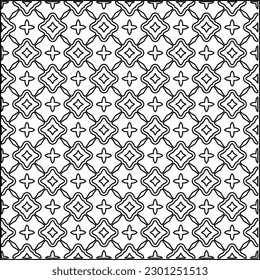  Textura elegante con figuras de líneas.Patrón geométrico en blanco y negro para páginas web, texturas, tarjetas, afiches, tela, textil. Diseño repetitivo gráfico monocromo. 