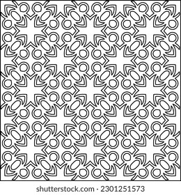  Textura elegante con figuras de líneas.Patrón geométrico en blanco y negro para páginas web, texturas, tarjetas, afiches, tela, textil. Diseño repetitivo gráfico monocromo. 