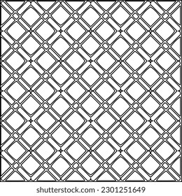 Stilvolle Textur mit Figuren aus Linien.Abstraktes geometrisches Schwarz-Weiß Muster für Webseiten, Texturen, Karten, Poster, Stoff, Textilien. Monochrome grafische Wiederholungsdesign. 