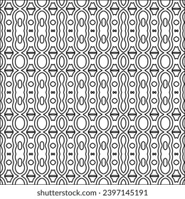 Textura elegante con figuras de líneas.patrón negro y blanco para página web, texturas, tarjeta, afiche, tela, textil. Diseño repetitivo gráfico monocromo. Antecedentes abstractos.