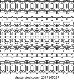 Textura elegante con figuras de líneas.patrón negro y blanco para página web, texturas, tarjeta, afiche, tela, textil. Diseño repetitivo gráfico monocromo. Antecedentes abstractos.