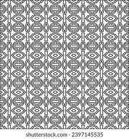 Textura elegante con figuras de líneas.patrón negro y blanco para página web, texturas, tarjeta, afiche, tela, textil. Diseño repetitivo gráfico monocromo. Antecedentes abstractos.