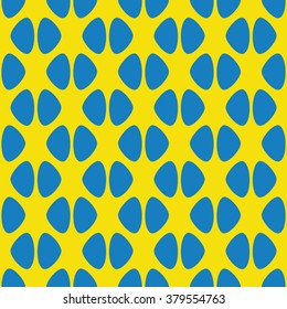 Stylish texture of mesh. Pattern Made of Bionic Triangles