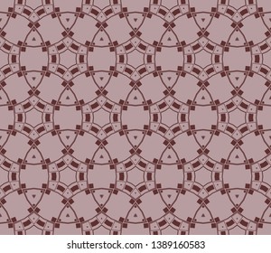 Stylish texture. Repeating abstract background with chaotic strokes. Trendy hipster print.Vector seamless pattern.