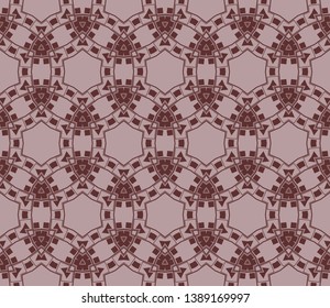 Stylish texture. Repeating abstract background with chaotic strokes. Trendy hipster print.Vector seamless pattern.