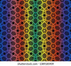 Stylish texture. Repeating abstract background with chaotic strokes. Trendy hipster print.Vector seamless pattern.