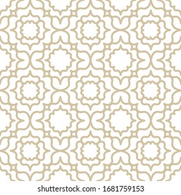 Stylish texture with a repeating floral pattern. A seamless ornamental vintage vector background.
