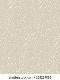 Stylish texture with a repeating pattern.A seamless vector background.Beige and white texture.