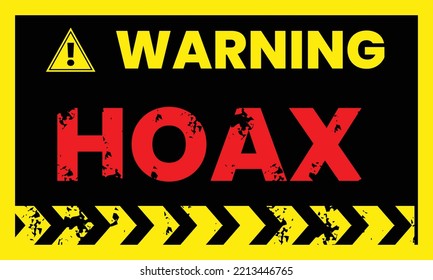 Stylish texture stamp icon. Red antique seal. Old and damaged sticker labels. Scratched mark. Isolated on a white background. Hoax vector illustration image. hoax sign