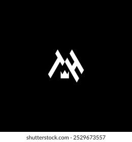 Elegante logotipo de la letra TH con diseño minimalista limpio.