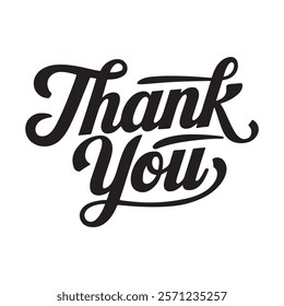 Stylish Thank You Graphic Design