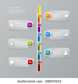 Stylish timeline process corporate company history business infographics template mockup. Web site infographic finance report background concepts collection.