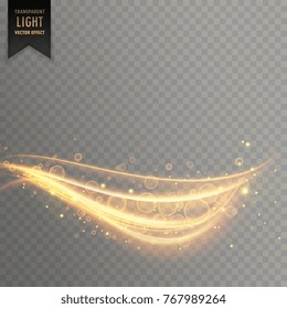 stylish transparent light effect in curvy style background