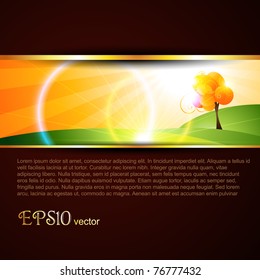 stylish tree template. Eps10 vector