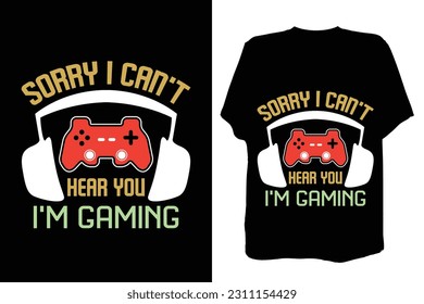 Stylish Trendy  Gaming T-shirt and Apparel Design