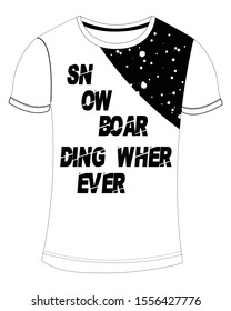 Stylish trendy slogan print for tshirt graphic,vector