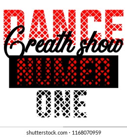 Stylish trendy slogan tee t-shirt graphics print vector illustration design