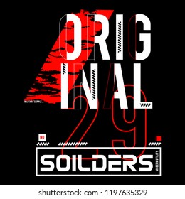 Stylish trendy slogan tee t-shirt graphics print vector illustration design